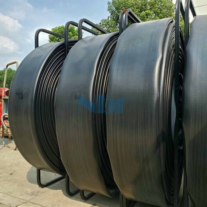 Irrigation TPU layflat hose on reel